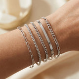 Lyvra | Zestaw luksusowych bransoletek layered jewelry