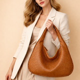 Lyvra | Pleciona torebka premium oversized w stylu quiet luxury