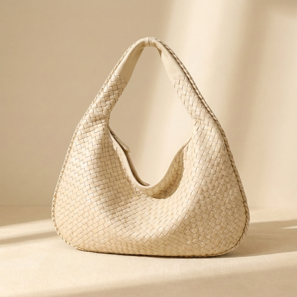 Lyvra | Pleciona torebka premium oversized w stylu quiet luxury